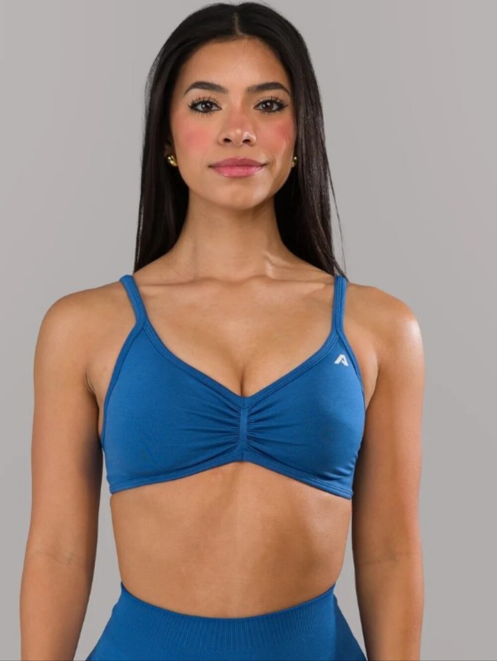 Alphalete Palace Blue Sandy Bra - Large